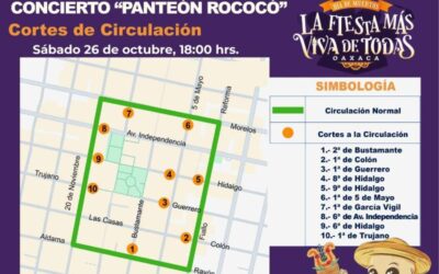 Policía Vial reforzará la seguridad en concierto de “Panteón Rococó”