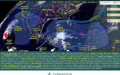 Prevén lluvias en zonas serranas de Oaxaca para este sábado