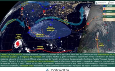 Se prevén lluvias ligeras en zonas montañosas de Oaxaca para este miércoles