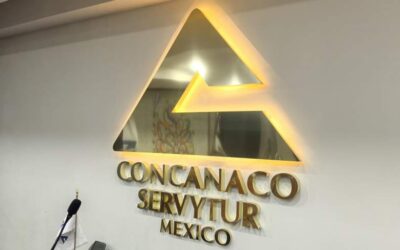 107 años de liderazgo y compromiso con el desarrollo económico de México: Confederación de Cámaras Nacionales de Comercio, Servicios y Turismo.