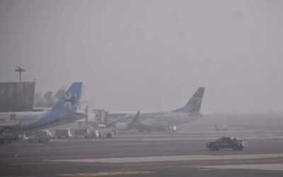 Aeropuertos AICM y AIFA suspenden los vuelos de hoy por banco de niebla