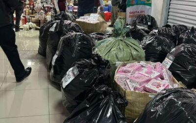 CDMX Aseguran más de 260 mil productos apócrifos en Izazaga 89