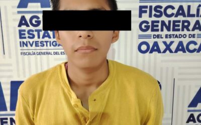 Fiscalía de Oaxaca detiene a una persona del sexo masculino por el delito de feminicidio cometido en la Cuenca del Papaloapan