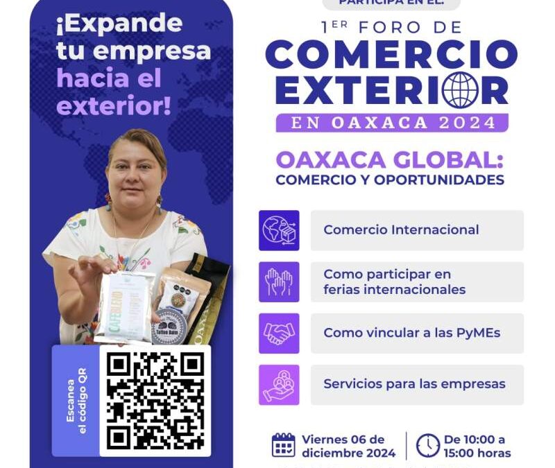 Impulsa Sedeco Mipymes en el Primer Foro sobre Comercio Exterior