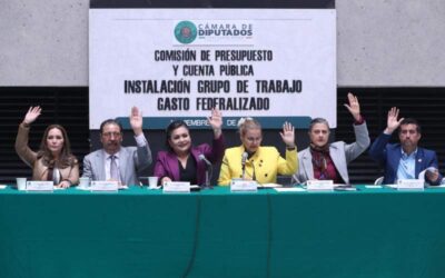 Instalan en la Cámara de Diputados Grupo de Trabajo de Gasto Federalizado de la Comisión de Presupuesto