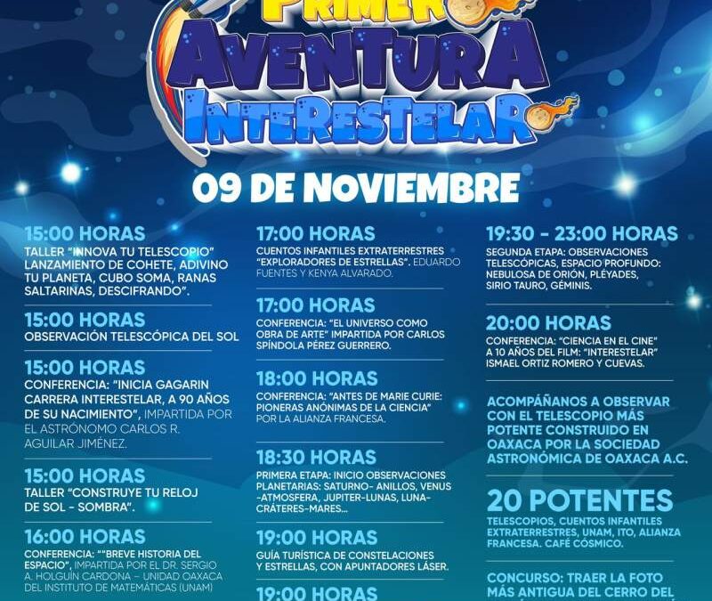 Invita Ayuntamiento a descubrir el universo en el evento “Primer Aventura Interestelar”