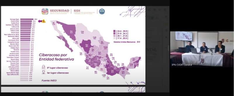 Participa SSPC en conversatorio sobre “Concientización de la Violencia Digital”