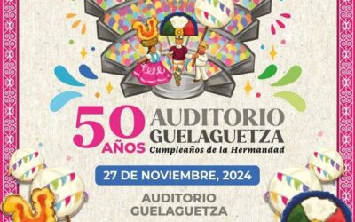 Todo listo para celebrar los 50 años del Auditorio Guelaguetza