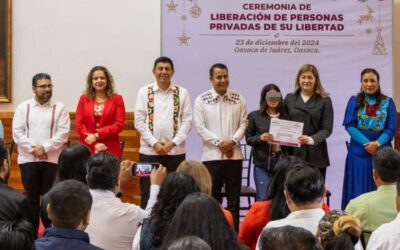 Con justicia, reciben boleta de liberación personas indígenas y de escasos recursos