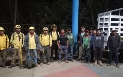 Controlado y entregado incendio forestal en Santa Inés del Monte