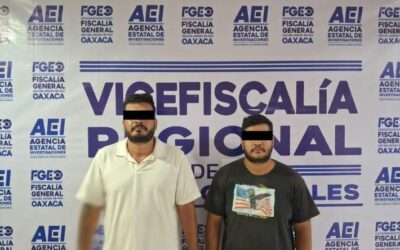 Fiscalía de Oaxaca ejecuta orden de cateo en Santa Gertrudis, Zimatlán: detiene a dos personas y asegura dosis de drogas y dinero en efectivo