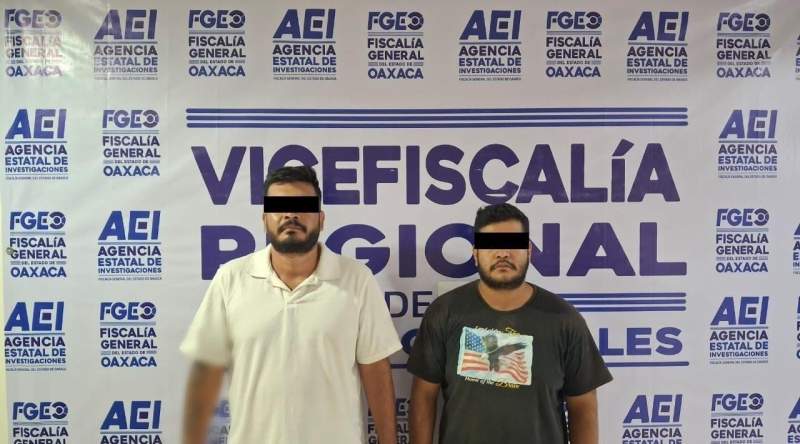 Fiscalía de Oaxaca ejecuta orden de cateo en Santa Gertrudis, Zimatlán: detiene a dos personas y asegura dosis de drogas y dinero en efectivo