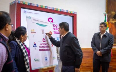 Refrenda Gobierno de Oaxaca compromiso para la reducción del precio de la canasta básica