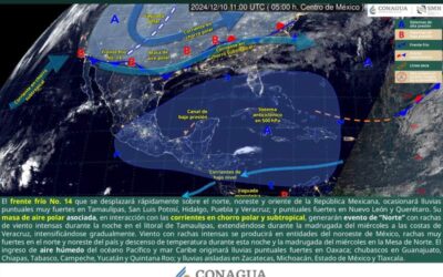 Se pronostica tiempo estable para el territorio oaxaqueño durante este martes