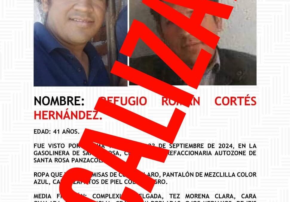 Fiscalía de Oaxaca localiza a activista reportado como No Localizado, en la región de los Valles Centrales