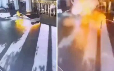 Cybertruck explota frente al hotel de Trump en Las Vegas; captan explosión