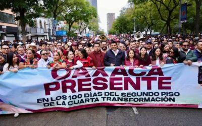 Reconoce Salomón Jara liderazgo de la Presidenta Claudia Sheinbaum en sus primeros 100 días de gobierno