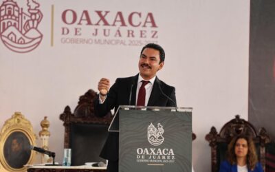 Hombro a hombro con las vecinas y vecinos: Ray Chagoya arranca su gestión como presidente municipal de Oaxaca de Juárez