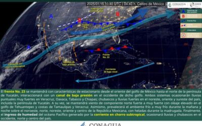 Frente frío número 23 mantendrá ambiente frío a muy frío en Oaxaca durante este miércoles