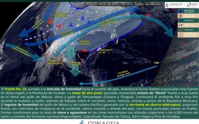 Lluvias aisladas y ambiente frío se pronostican este martes para Oaxaca