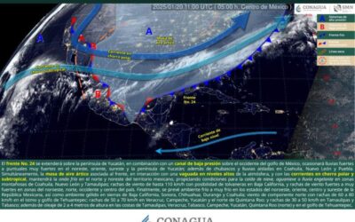 Se prevén lluvias en la zona norte de Oaxaca