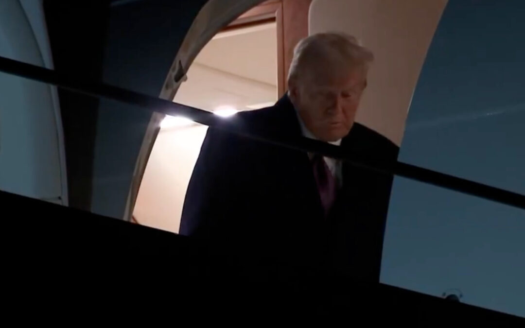 Trump llega a Washington D.C. para ceremonia de investidura
