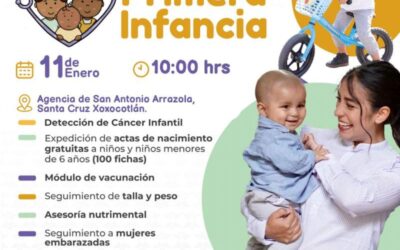 Realizará SE-Sipinna Feria de Servicios y Atenciones para la Primera Infancia en Arrazola, Xoxocotlán