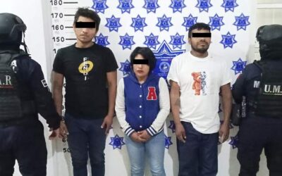 Policía Municipal detiene a tres personas por el presunto delito de robo con violencia