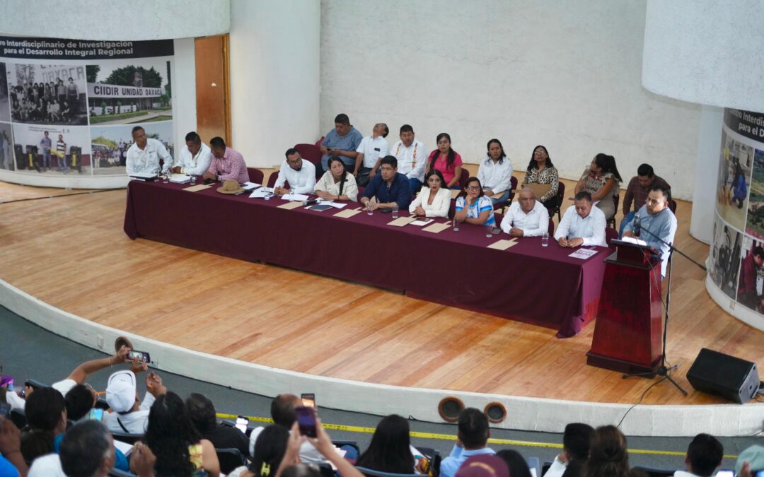 Instala Ayuntamiento de Santa Cruz Xoxocotlán el Consejo de Desarrollo Social Municipal