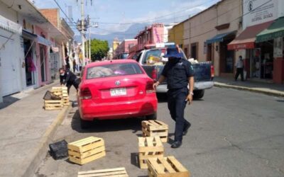Amplía Policía Vial Dispositivo Barredora en agencias y colonias de Oaxaca de Juárez