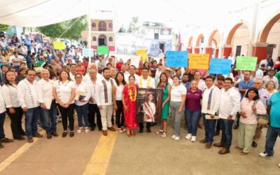 Cumple Salomón Jara compromisos con Santiago Chazumba y anuncia nueva inversión por 14 mdp
