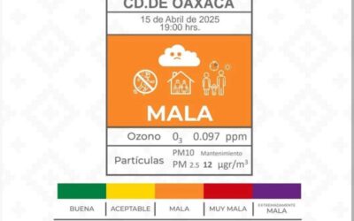 Emite Secretaría de Medio Ambiente recomendaciones por mala calidad del aire