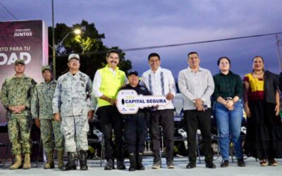 Entrega de equipamiento refuerza la seguridad en Oaxaca de Juárez