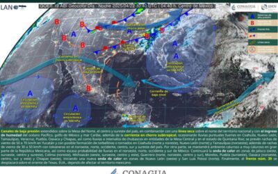 Este martes se prevé ambiente muy caluroso y tormentas eléctricas en Oaxaca