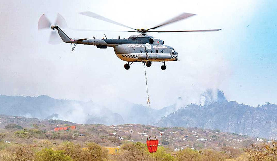 México arde; van más de 100 quemas activas; Tepoztlán sigue en llamas