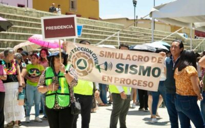 Oaxaca de Juárez se suma al Primer Simulacro Nacional 2025