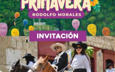 Todo listo para la Cabalgata del Festival Primavera Rodolfo Morales en Oaxaca de Juárez