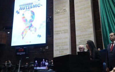 Diputadas de los seis grupos parlamentarios conmemoran el Día Mundial de Concienciación sobre el Autismo