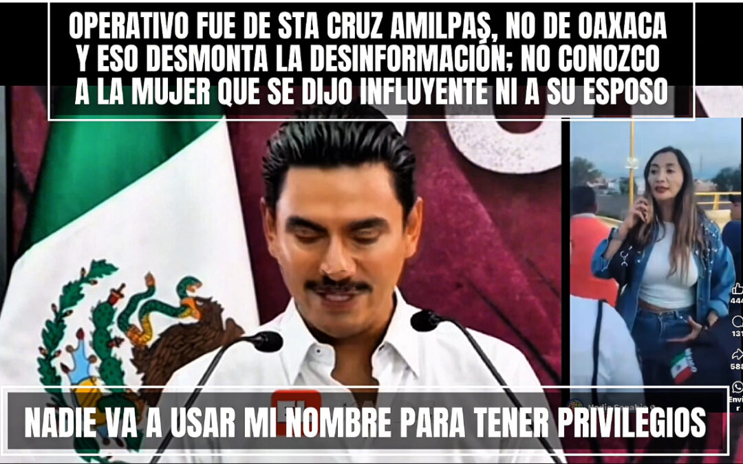 Pareja ebria insulta a policías en Santa Cruz Amilpas; presidente municipal de Oaxaca de Juárez se deslinda