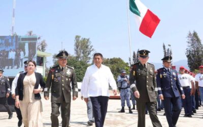 Asiste Gobernador de Oaxaca al 163 Aniversario de la Batalla de Puebla, símbolo de defensa de la patria