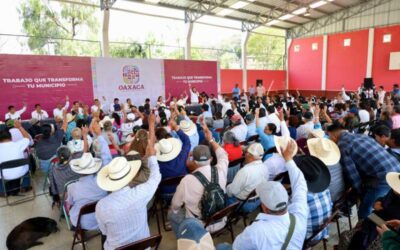 Con 5.3 mdp, Primavera Oaxaqueña mejorará abasto de agua potable en Santiago del Río
