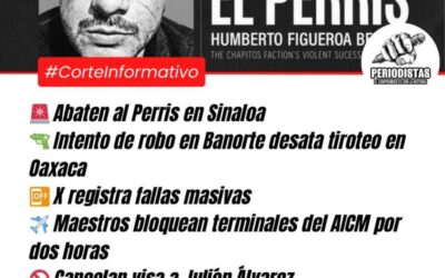 Corte Informativo Periodistas Oaxaca: Detienen al Perris en Sinaloa