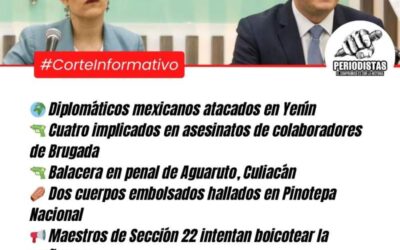 Corte Informativo Periodistas Oaxaca: Diplomáticos mexicanos atacados por ejército israelí en Yenín