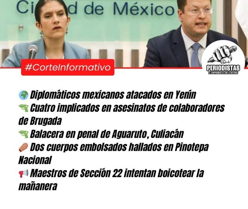 Corte Informativo Periodistas Oaxaca: Diplomáticos mexicanos atacados por ejército israelí en Yenín