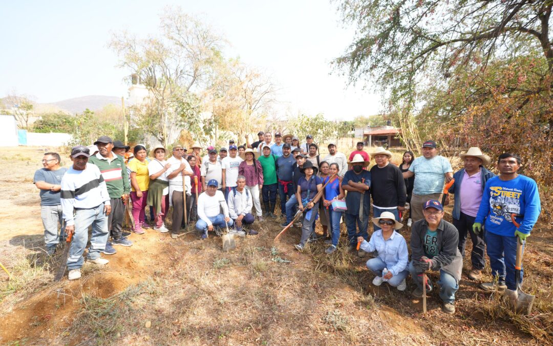 Realizan Mega Tequio en Xoxocotlán para la transformación y recuperación de espacios