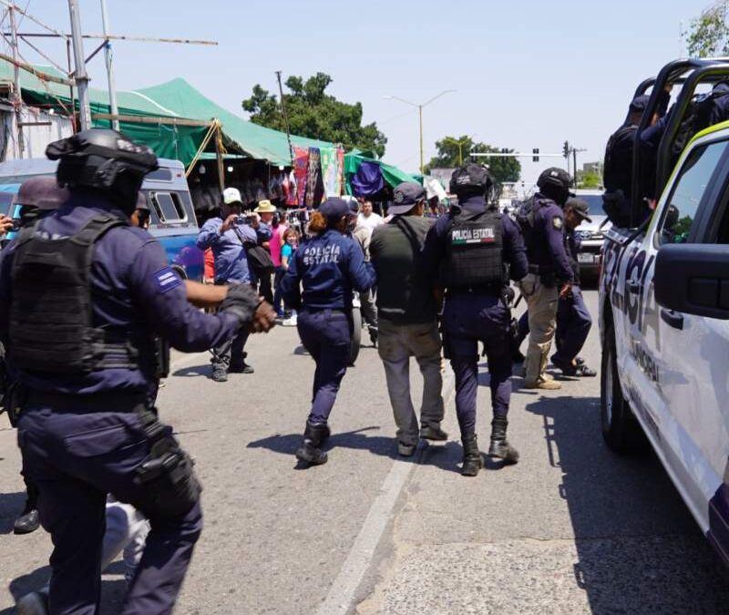 Participan más de mil elementos de seguridad en “Operación Pescador”, se reduce 63% de incidencia delictiva en la Central de Abasto: Fiscalía de Oaxaca