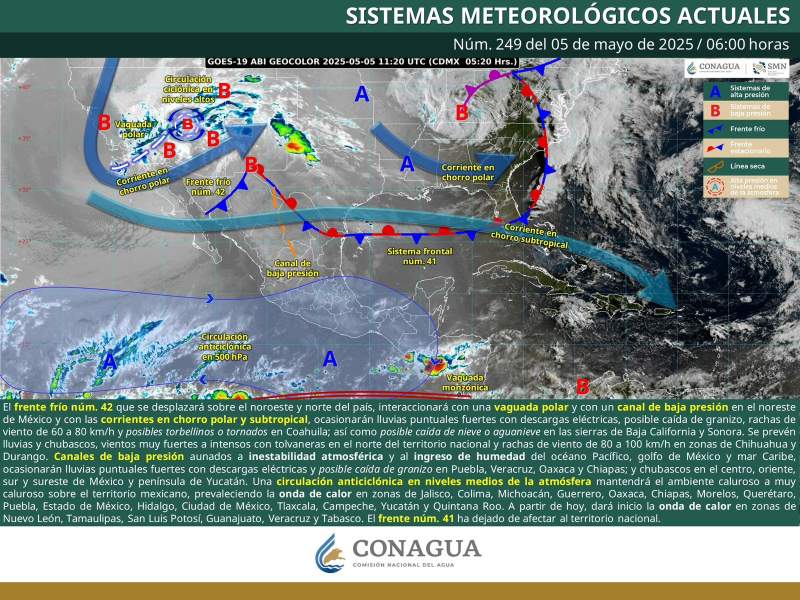 Se mantiene ola de calor con mayor énfasis en la porción central y sur de Oaxaca