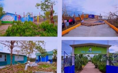 Al menos 171 escuelas se vieron afectados por Erick en Oaxaca