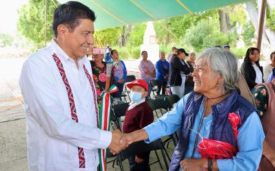 Anuncia Salomón Jara más de 8 mdp para continuar la transformación de Santa María Nativitas