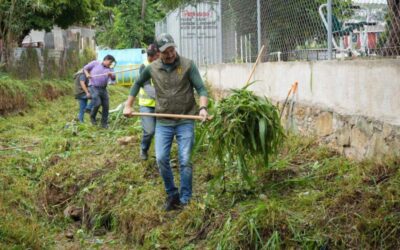 Avanza la transformación de San Martín Mexicapan con tequio en la colonia Azucenas